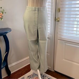 Ann Taylor Green Trousers Lightweight Relaxed Fit